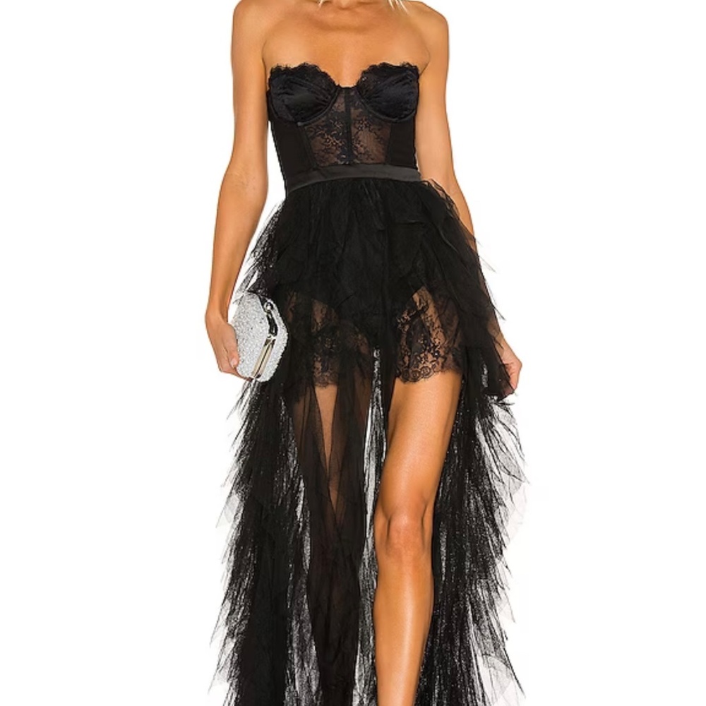 For Love & Lemons X Revolve Bustier Gown, SMALL